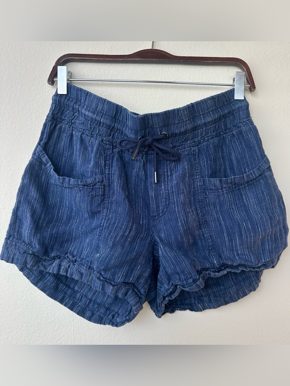 Athleta Cabo Linen Textured 4” Short Women’s 4 005